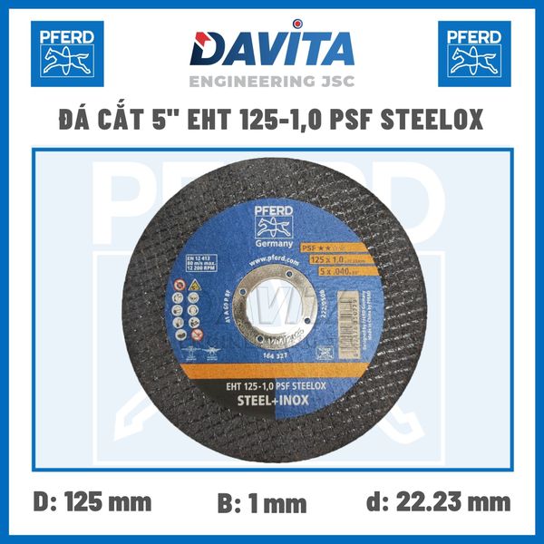 Đá cắt 5 inch EHT 125-1,0 PSF STEELOX