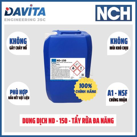  Chất làm sạch, tẩy nhờn dùng công nghiệp ND-150 (26L) 