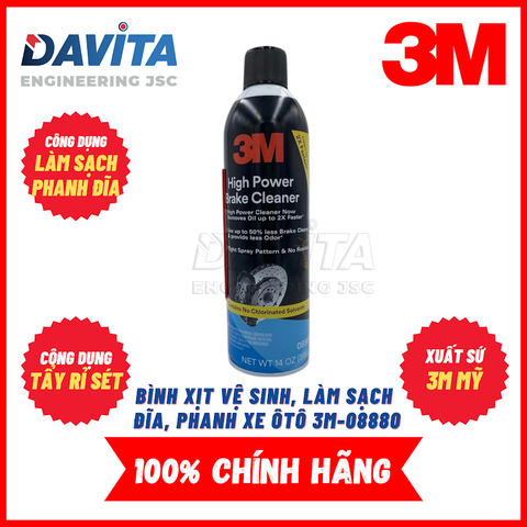 Bình xịt vệ sinh, làm sạch đĩa, phanh xe ôtô 3M-08880