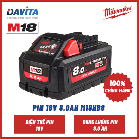 PIN 18V 8.0AH - M18HB8