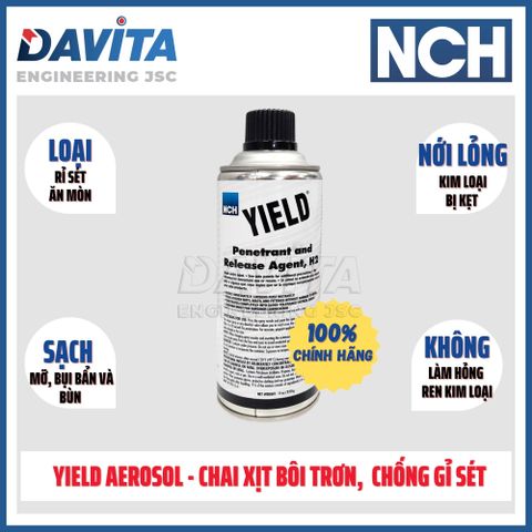 Chai xịt Chất bôi trơn, thẩm thấu chống gỉ sét Yield Aerosol