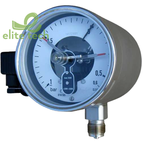 Đồng Hồ Áp Suất STIKO Pressure Gauges With Contacts Type E 