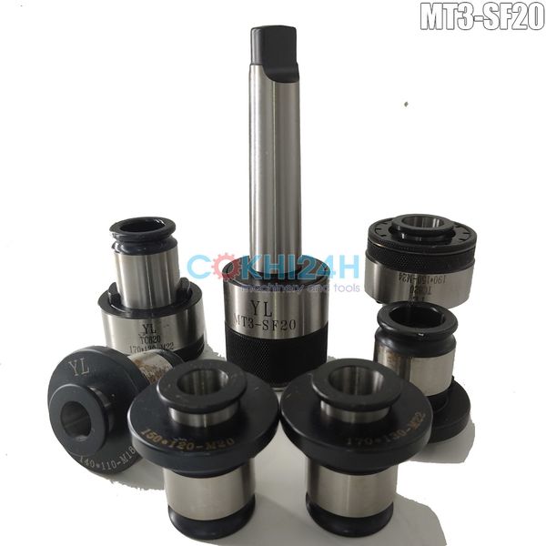 Đầu kẹp mũi ta rô MT3-SF20 kèm collet TC-820