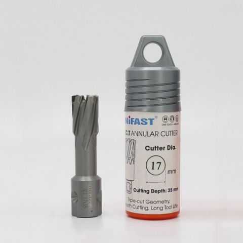 Mũi khoan từ Unifast phi 17 chuyên dùng khoan inox