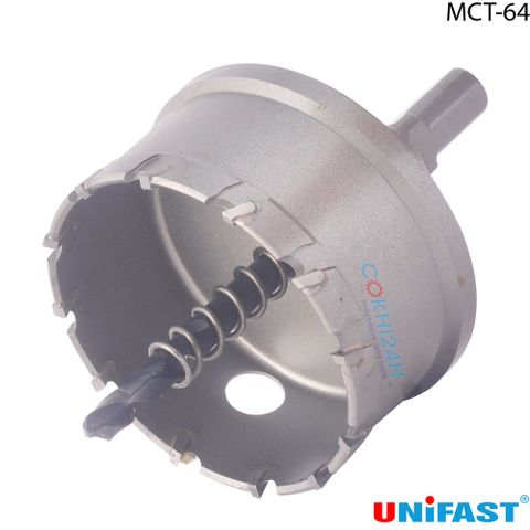 Mũi khoét lỗ hợp kim phi 64 hiệu Unifast kodel MCt-64