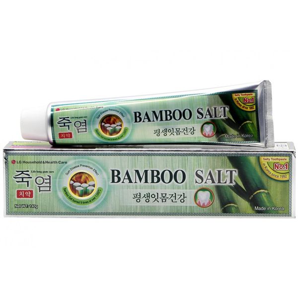  Kem đánh răng Bamboo Salt tinh chất muối tre cho răng chắc khỏe tuýp 140 g 