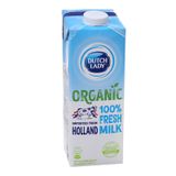  Sữa tươi hữu cơ tiệt trùng Dutch Lady 100% Organic nguyên chất thùng 12 hộp x 1 lít 