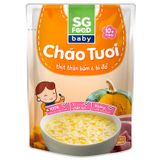  Cháo tươi Baby Sài Gòn Food thịt thăn bằm bí đỏ dành cho trẻ từ 10 tháng gói 240g 