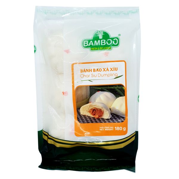  Bánh bao xá xíu Bamboo gói 180g 