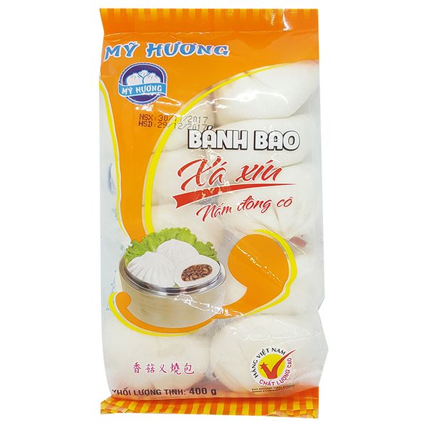  Bánh bao xá xíu nấm đông cô Mỹ Hương gói 400g 