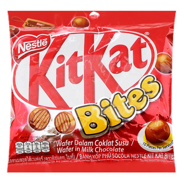  Bánh quy Socola Kitkat Bites Cocoa gói 100g 