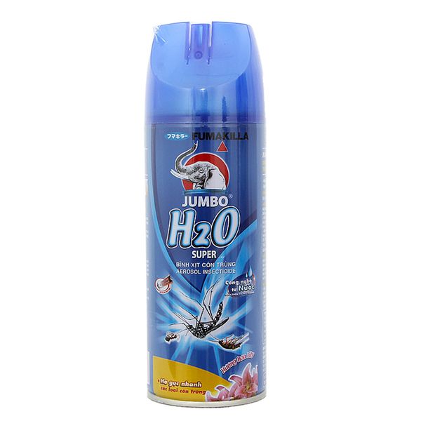  Bình xịt côn trùng Jumbo H20 hương hoa lily chai 300ml 