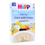  Bột ăn dặm HiPP sữa bắp hoa quả cho trẻ trên 6 tháng hộp 250g 