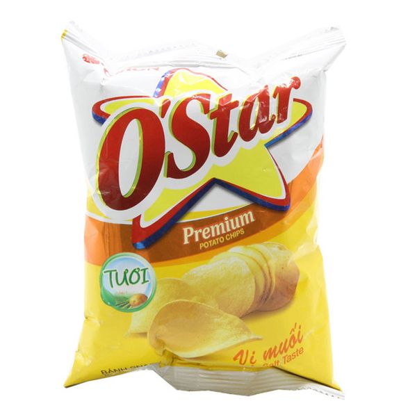  Bánh snack khoai tây Orion O'Star vị muối gói 36g 