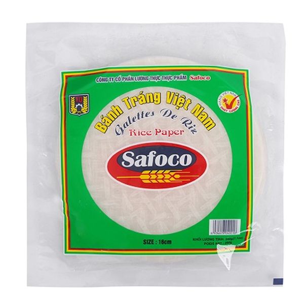  Bánh tráng 16cm Safoco gói 200g 