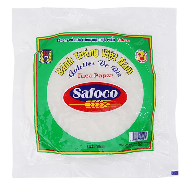  Bánh tráng 16cm Safoco gói 300g 