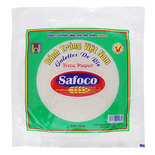  Bánh tráng Safoco 22cm gói 300g 
