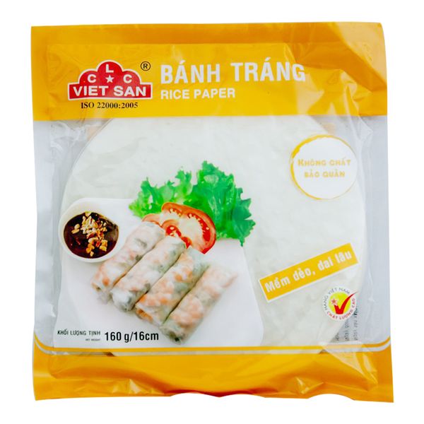  Bánh tráng Việt San 16 cm gói 160g 