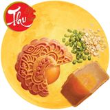  Bánh trung thu Kinh Đô 2023 đậu xanh 0 trứng mã 60 cái 150g 