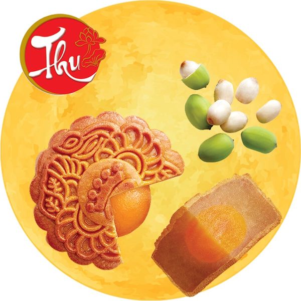  Bánh trung thu Kinh Đô 2022 hạt sen 1 trứng mã 51 150g 