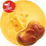  Bánh trung thu Kinh Đô thiếu nhi heo vàng 0 trứng mã HV 120g 