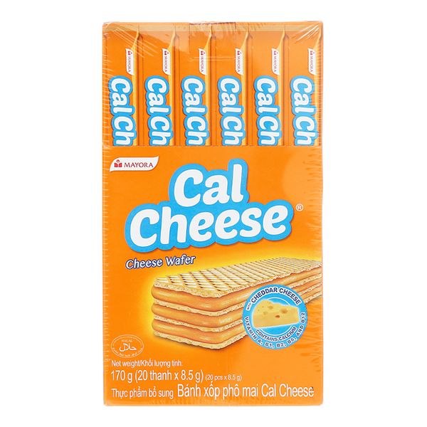  Bánh xốp nhân phô mai Cal Cheese hộp 170g 