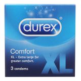  Bao cao su Durex Comfort không mùi 56mm hộp 3 cái 