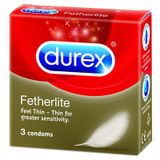  Bao cao su Durex Fetherlite hộp 3 cái 