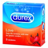  Bao cao su Durex Love hộp 3 cái 
