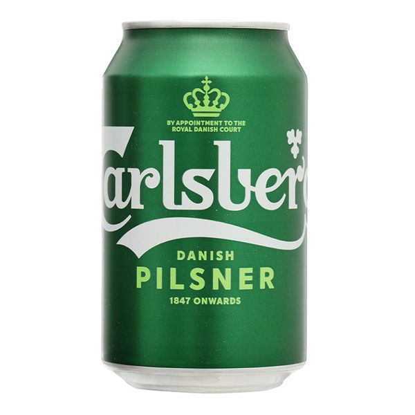  Bia Carlsberg Danish Pilsner lon 330ml 