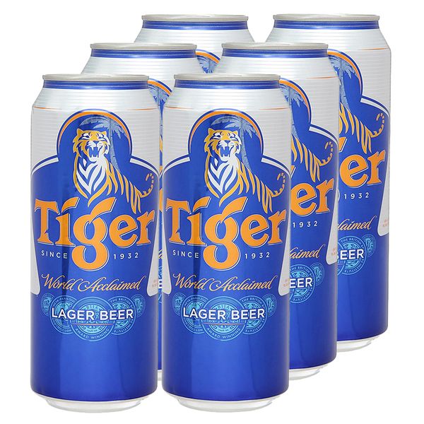  Bia Tiger xuân lon cao lốc 6 lon x 330ml 