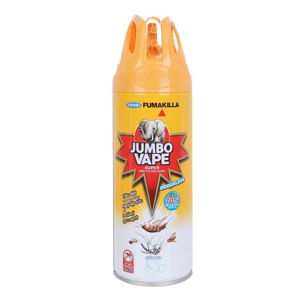  Bình xịt muỗi Jumbo Vape FA không mùi chai 300ml 