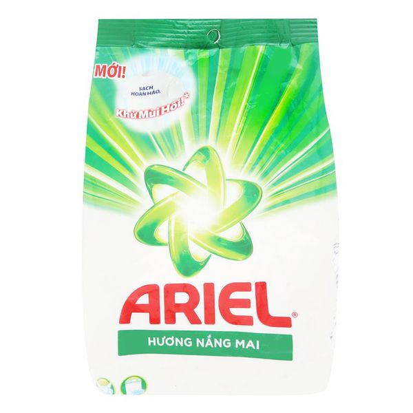  Bột giặt Ariel sạch hoản hảo hương nắng mai khử mùi hôi gói 360g 