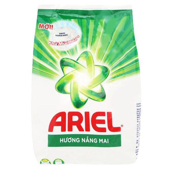  Bột giặt Ariel sạch hoản hảo hương nắng mai khử mùi hôi gói 720g 