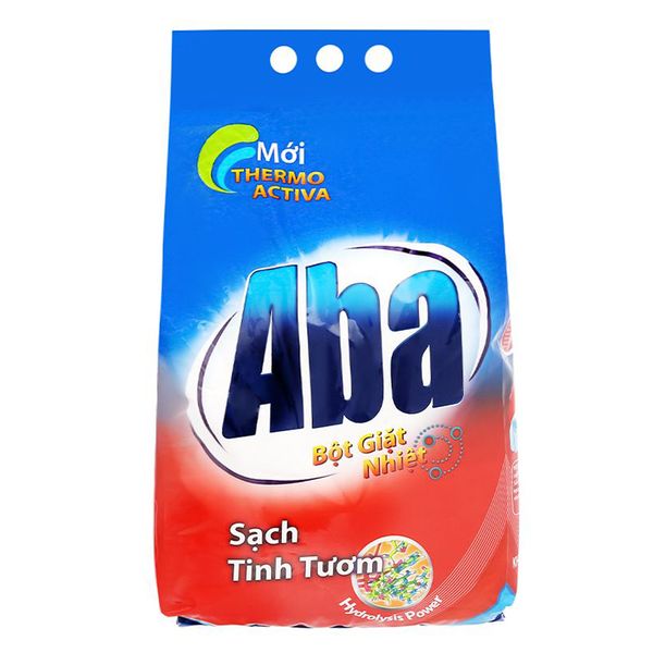  Bột giặt nhiệt Aba sạch tinh tươm túi 3 kg 