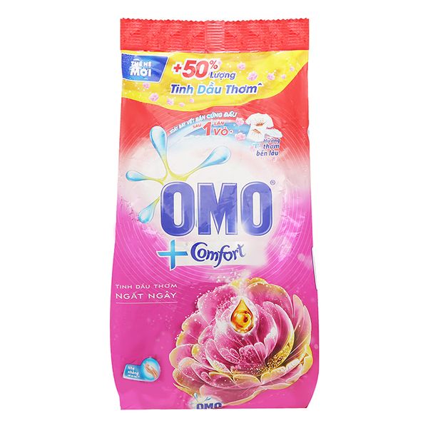  Bột giặt OMO Comfort tinh dầu thơm ngất ngây gói 2,7kg 