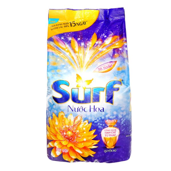  Bột giặt Surf hương nước hoa quyến rũ túi 5,5kg 