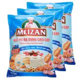  Bột mì đa dụng Meizan cao cấp bộ 3 túi x 1kg 