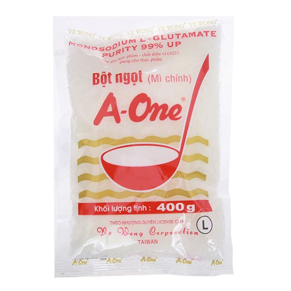  Bột ngọt A-One hạt lớn gói 400g 