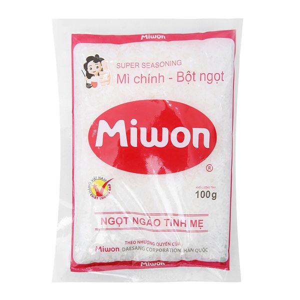  Bột ngọt Miwon hạt lớn gói 100g 