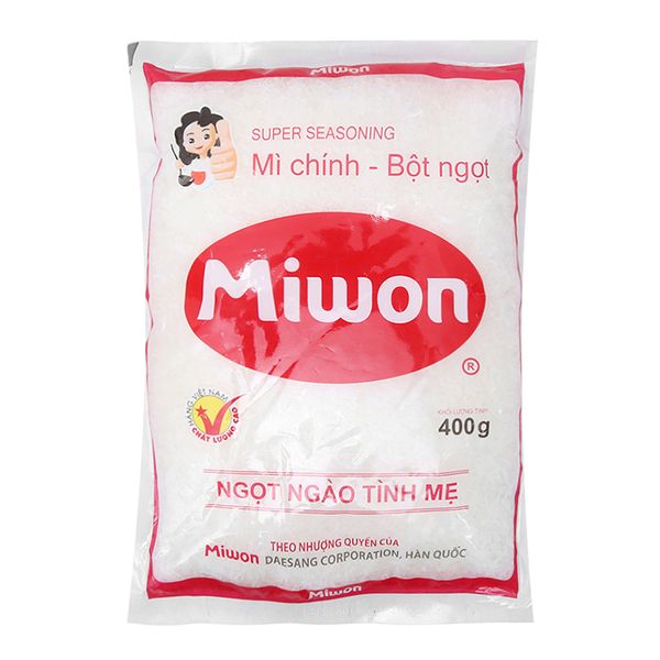  Bột ngọt Miwon hạt lớn gói 400g 