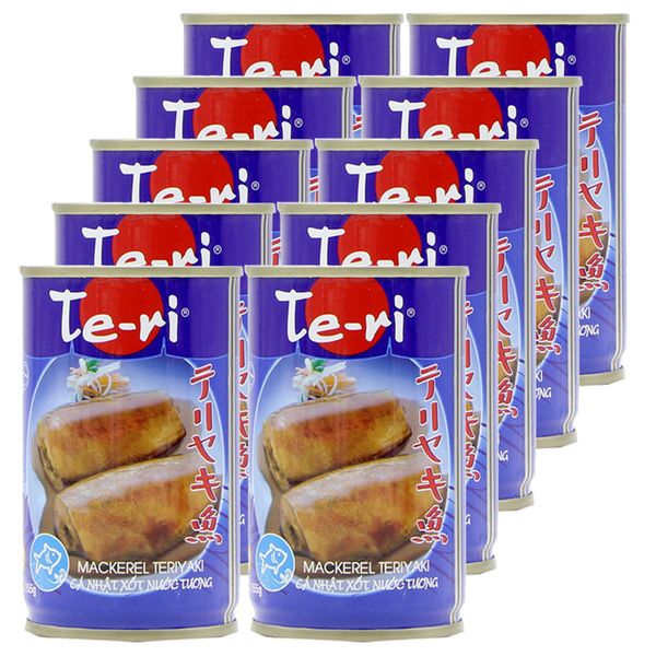  Cá nhật xốt nước tương Teri lốc 10 hộp x 155g 