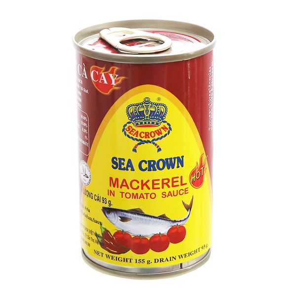  Cá nục sốt cà vị cay Sea Crown hộp 155g 