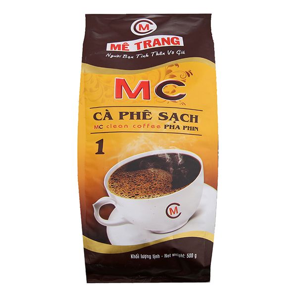  Cà phê Mê Trang MC Số 1 gói 500g 