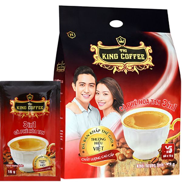  Cà phê sữa TNI King Coffee 3 in 1 88 gói x 16g gói 1,4 Kg 