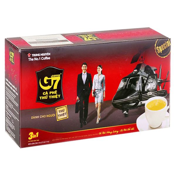  Cà phê sữa Trung Nguyên G7 3 in 1 21 gói x 16g hộp 336g 