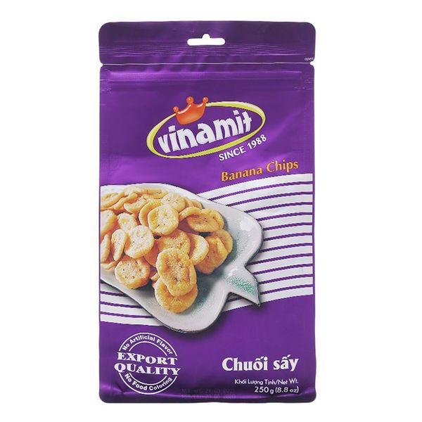  Chuối sấy giòn Vinamit gói 250g 