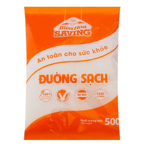  Đường sạch Biên Hòa Saving gói 500g 