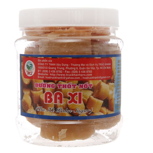  Đường thốt nốt Ba xi 8 viên hũ 250g 