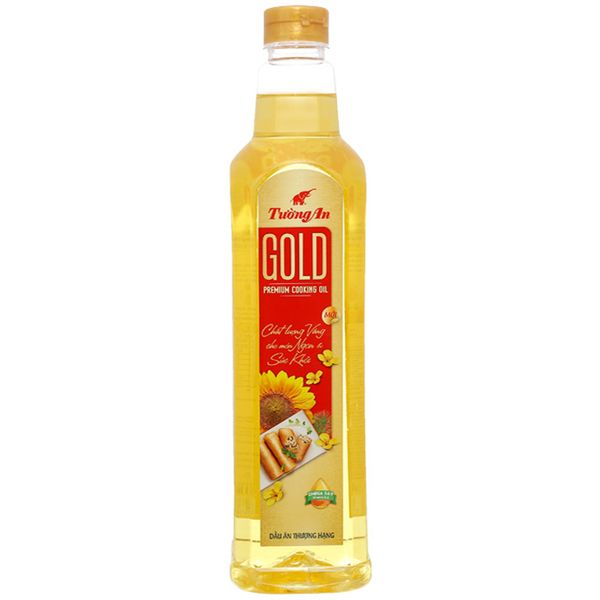  Dầu ăn cao cấp Tường An Gold chai 1 lít 